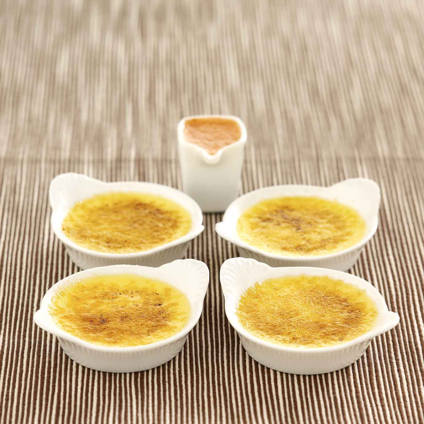 Crèmes brûlées au foie gras