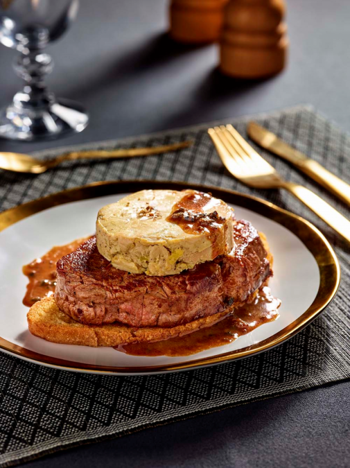 Recette de Tournedos Rossini de foie gras