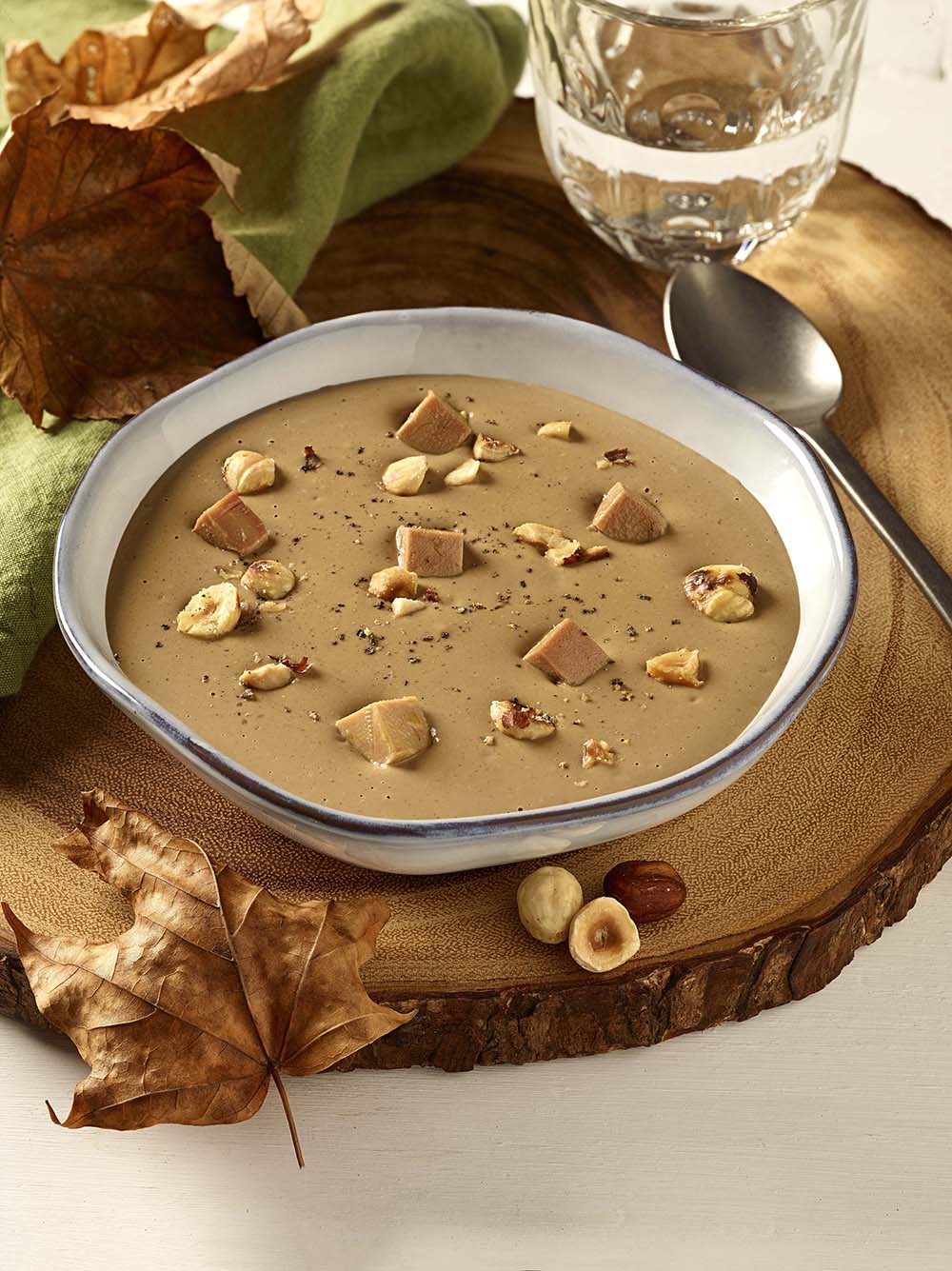 Velouté de cèpes et de foie gras de canard