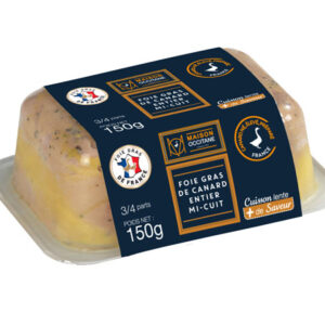 Foie gras de canard entier mi-cuit