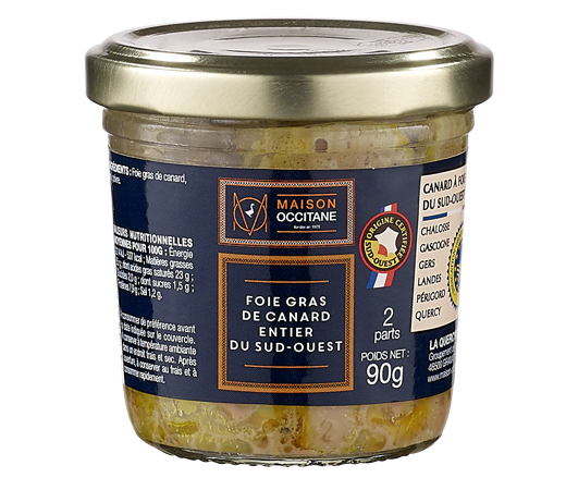 Foie Gras de canard entier IGP du Sud-Ouest - 90g