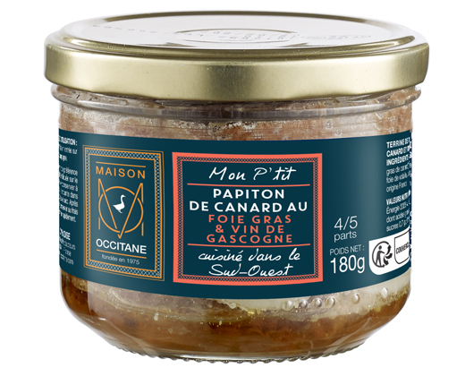 Papiton de canard au Foie Gras & Vin de Gascogne