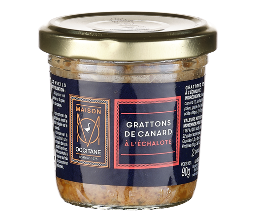 Grattons de canard à l'échalotte -90g
