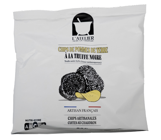 Chips de pommes de terre à la truffe noire