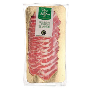 Échine de porc séchée tranchée
