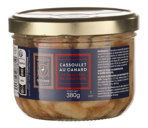 Cassoulet au canard et saucisse de Toulouse