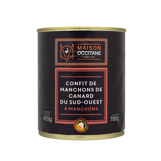 Confit de manchons de canard du Sud Ouest 6 manchons