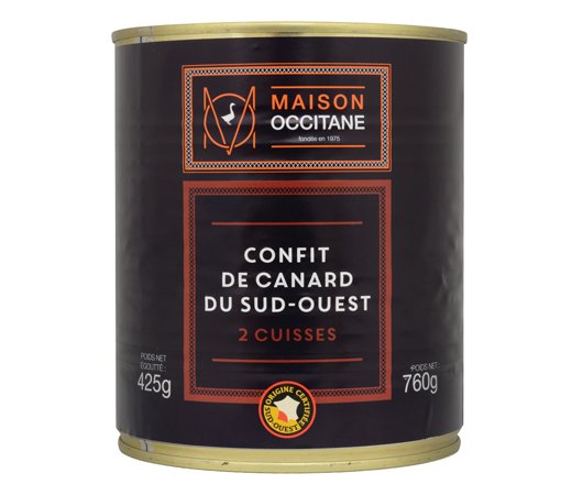 Confit de canard du Sud-Ouest 2 cuisses