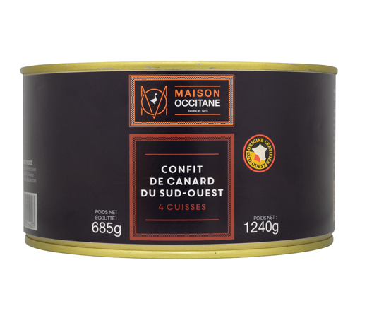 Confit de canard du Sud-Ouest - 4 cuisses