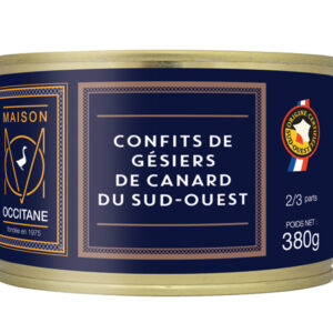 Confits de gésiers de canard du Sud-Ouest