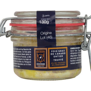 Foie gras de canard entier truffé 3%