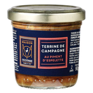 Terrine de campagne au piment d'Espelette - 90g