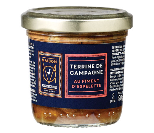 Terrine de campagne au piment d'Espelette - 90g