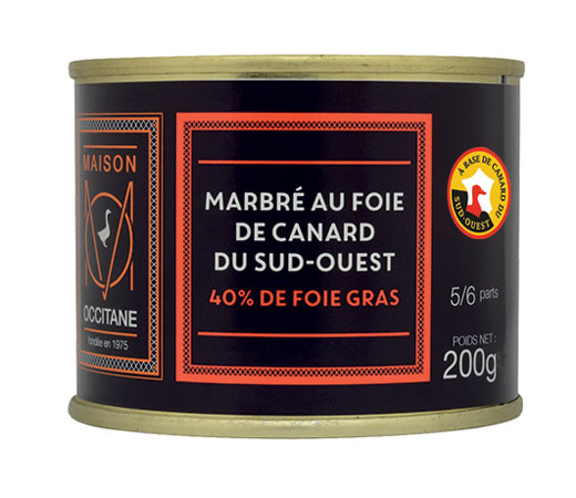 Marbré au foie de canard du Sud-Ouest