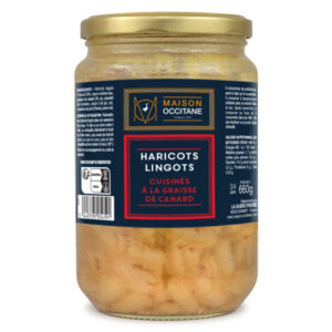 Haricots Lingots cuisinés à la graisse de canard