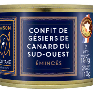 Confit de gésiers de canard du Sud-Ouest émincés