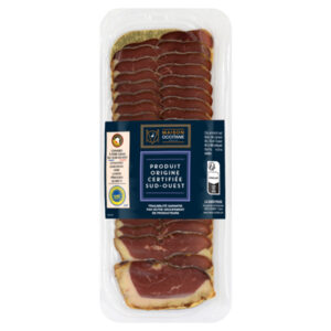 Plaquette de magret de canard du Sud-Ouest fumé tranché