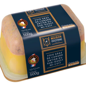 Foie Gras de canard entier du Sud-Ouest mi-cuit