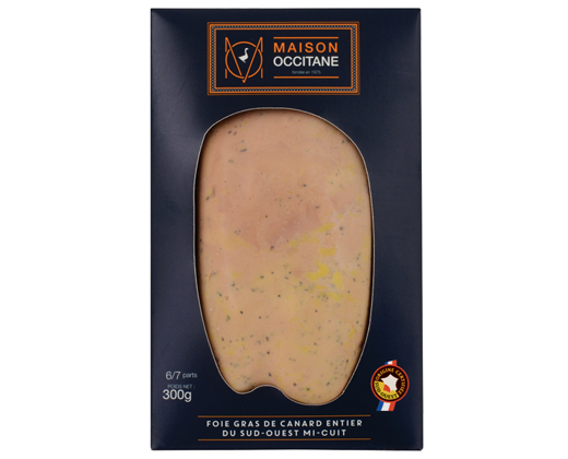 Foie Gras de canard entier du Sud-Ouest mi-cuit