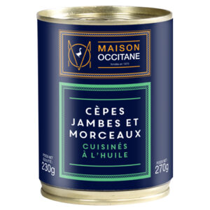 Cèpes jambes et morceaux cuisinés à l'huile