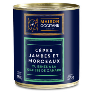 Cèpes jambes et morceaux cuisinés à la graisse de canard