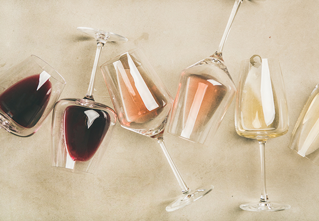 Verres de vins