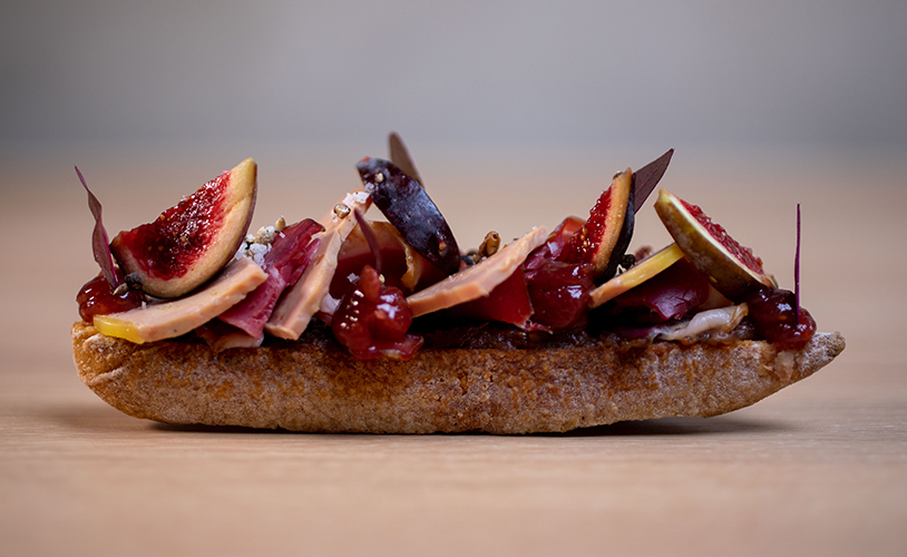 Baguette Foie Gras Figues