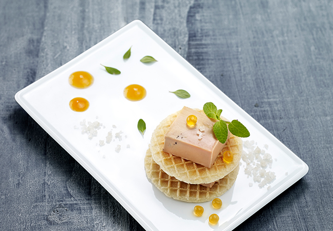 Blocs de foie gras de canard du Sud-Ouest à la texture délicatement fondante