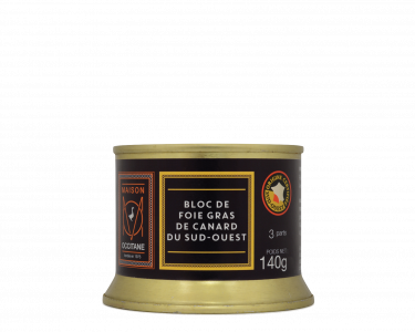 Bloc de foie gras de canard du sud-ouest 4x200g- épicerie fine en