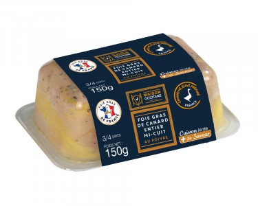 FOIE GRAS DE CANARD MI-CUIT TRANCHÉ - Marché Occitan