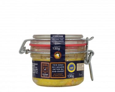 Foie gras de canard entier - Lot de 2 x 180g - Spécialité du Canard