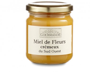 Vente de Miel de fleurs crémeux 1kg Artisanal