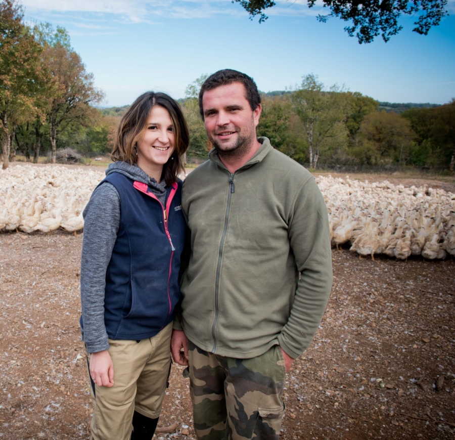 éleveur de canard du sud-ouest Fabien laccarière - Maison Occitane