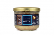 Rillettes pur canard 180g de maison occitane 